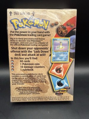 Wizards of the Coast Pokemon Fossil Lockdown Theme Deck for sale