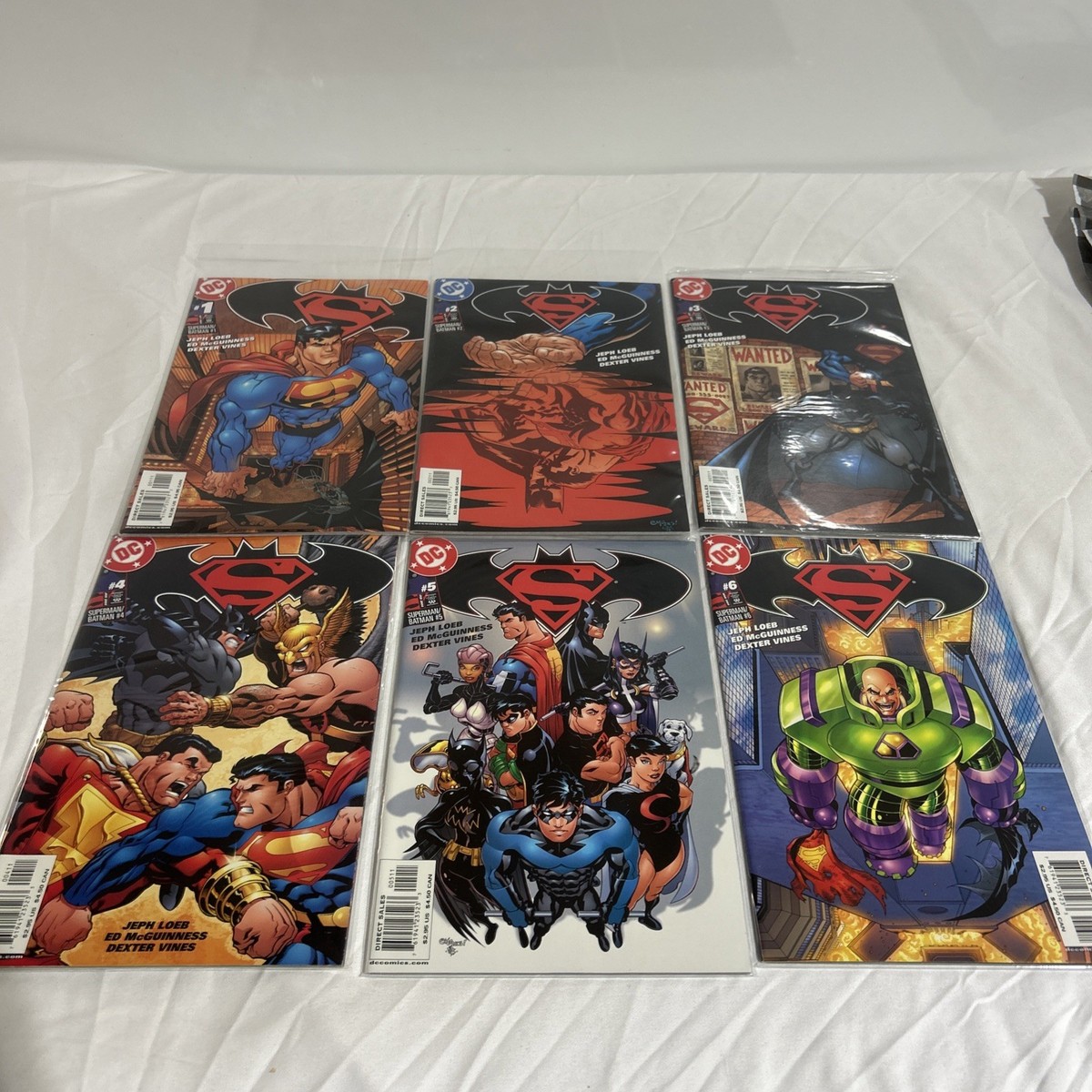 Superman/Batman #1 - 6 DC Comics 2003 COMPLETE RUN “Public Enemies