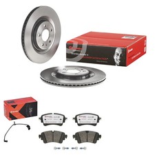 BREMBO Disques 330mm + Xtra Revêtements Arrière Convient pour Audi A6 A7 C8 4A