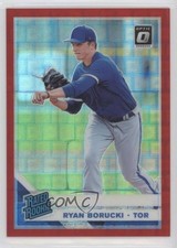 2019 Panini Donruss Optic Rated Rookies Red Pandora Prizm 97/99 Ryan Borucki fm0