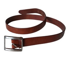 Banana Republic Vintage Women's Brown Leather Belt Made in USA Size Small