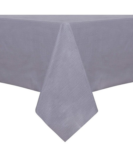 Sancua 100% Waterproof Rectangle PVC Tablecloth Light Gray 54x78” - Picture 3 of 9