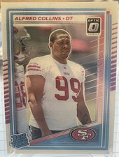 2025 Donruss Optic #237 Alfred Collins San Francisco 49ers Rookie