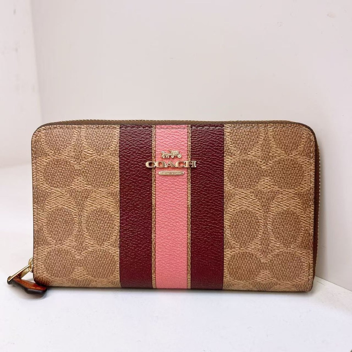 【新入荷】coach CO-207 楽天市場】コーチ アウトレット 長財布 シグネチャー レディース
