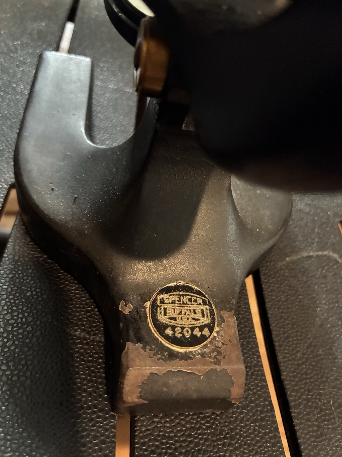 Beautiful Microscope In Original Case Vintage Antique