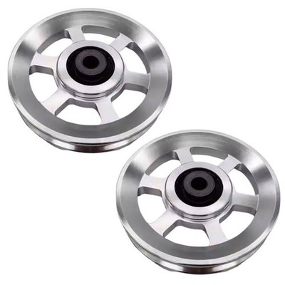 Leise abgedichtete Lagerrollen 2er-Pack Aluminium für Home Gym Kabel Workouts
