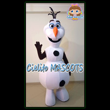 Disfraz de Mascota OLAF CONGELADO cosplay botarga halloween dibujos animados Cielito MASCOTAS