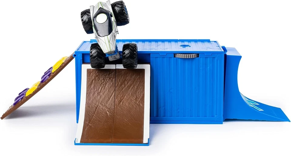 变形玩具套装带 1: 64 比例压铸卡车和儿童坡道 — 第 4/4 张图片