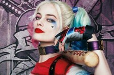 Cialda per torta Harley Quinn ostia o zucchero alimentare topper sopra torta -