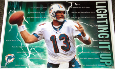 Dan Marino LIGHT IT UP (1997) Miami Dolphins Vintage Original