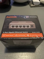 Aumox 5 Port Gigabit Ethernet Network Switch