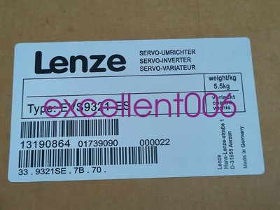 EVS9321-ES 1PCS NEW LENZE SERVO DRIVE EVS9321-ES//