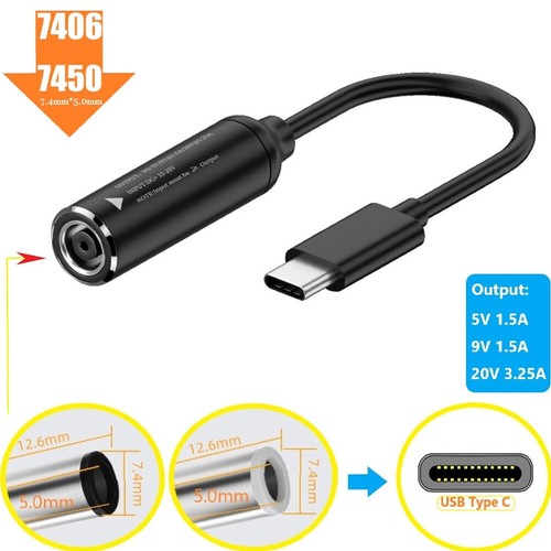 5/10/15 x Laptop Charger Converter TO USB Type C PD Power Charging Cable Adapter - Picture 19 of 21