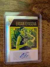 2020-21 Panini Flux Ersan Ilyasova Flux Signature Auto Silver Prizm