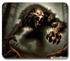 WEREWOLF - Mousepad Mouse pad / mat - Gothic MONSTER HORROR MOVIE OFFICE GIFT