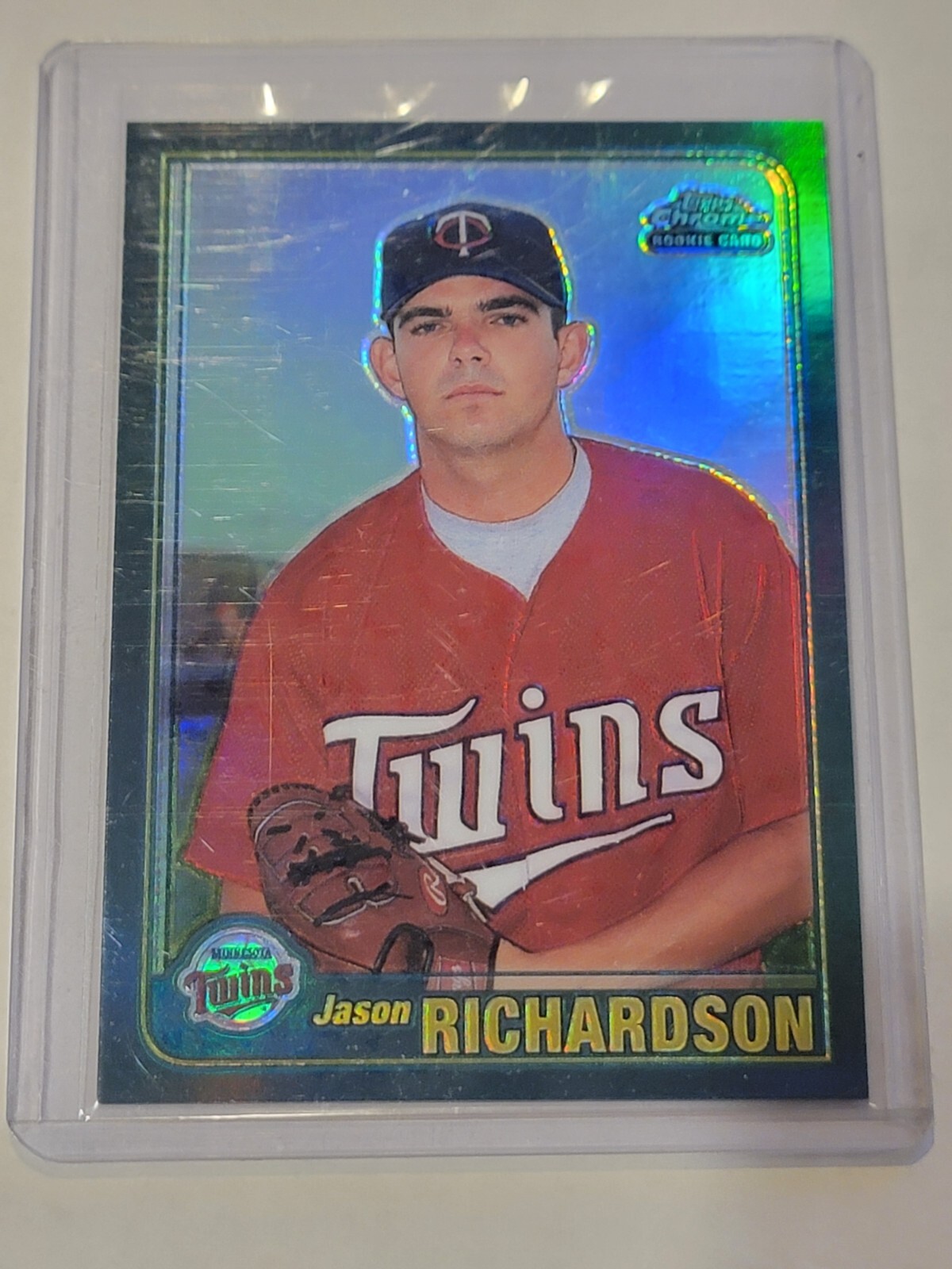 2001 Topps Traded Chrome Retro Future Refractor Print Run Jason Richardson