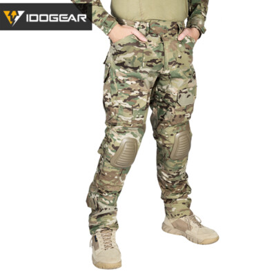 Chasse Militaire Outdoor Respirante IDOGEAR Pantalon De Combat Genouillères De Protection Tactique Pour Pantalon De Chasse G3 Ubas Militaire