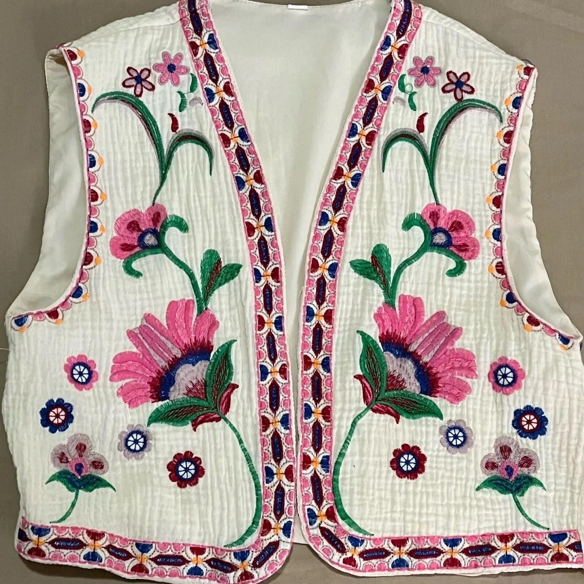 トップス Ameri vintage India embroidery bustier トップス
