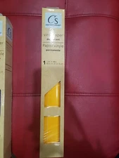 Crafters Square Vinyl Paper Permanent 12in. × 48in. Yellow