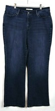 Levis 529 Curvy Bootcut Blue Jeans Mid Rise Dark Wash Size 33 Waist 31 Womens
