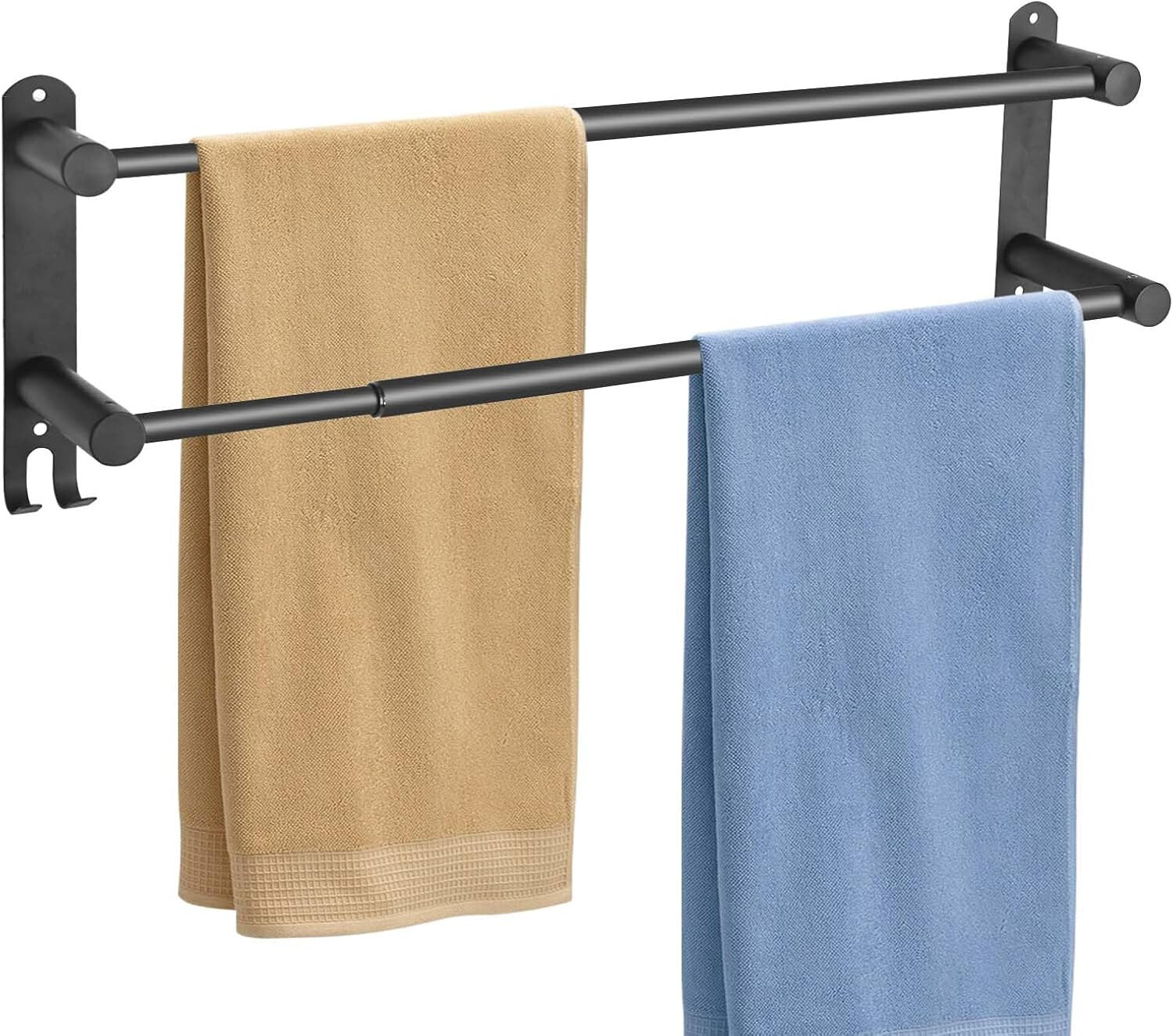 Bar For Bathroom, Brushed Nickel Towel Holder Wall Mount To