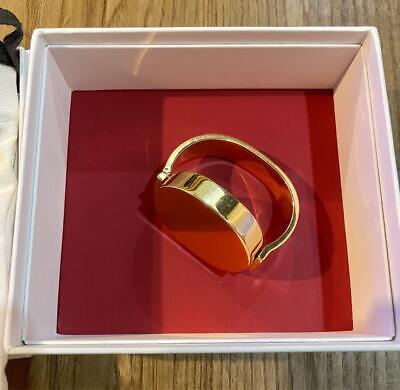 CELINE Phoebe Philo Round Motif Gold Bangle Bracelet Size S CELINE Phoebe Philo Round Motif Gold Bangle Bracelet Size S