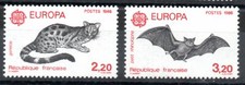 Paire Timbre de 1986 - EUROPA C.E.P.T. - Genette / Petit rhinolophe  2416 / 2417