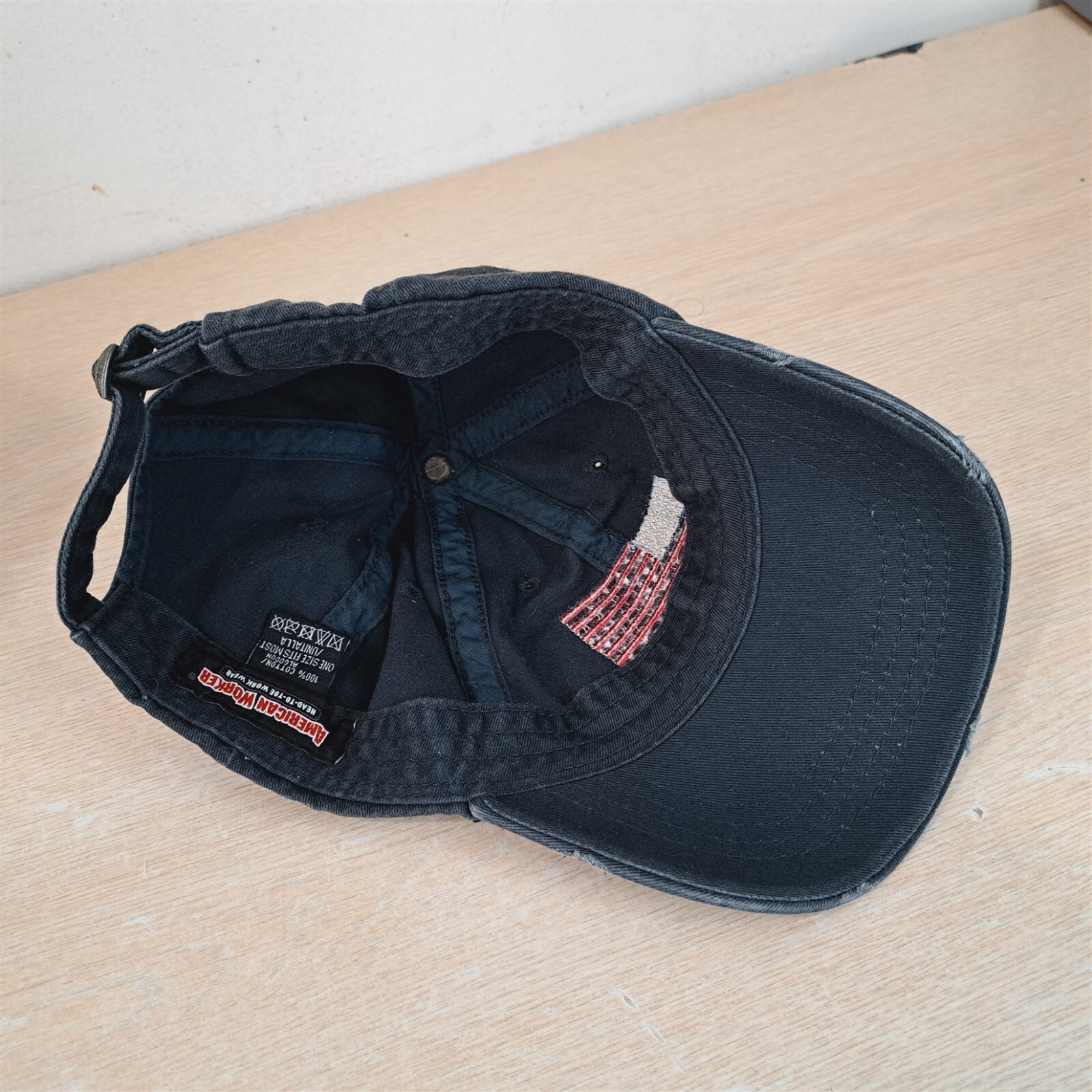 AMERICAN WORKER USA FLAG PATCH ADJUSTABLE STRAPBA… - image 13