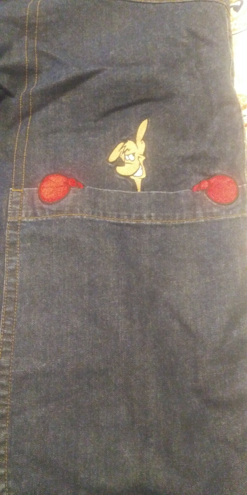 New era Jnco Jeans Kangaroo Huge Wide Leg waist 40Jnco Gem