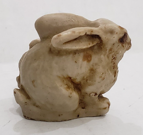 Momma and Baby Rabbit Sitting together figurine - Pre-Owned - Picture 4 of 8