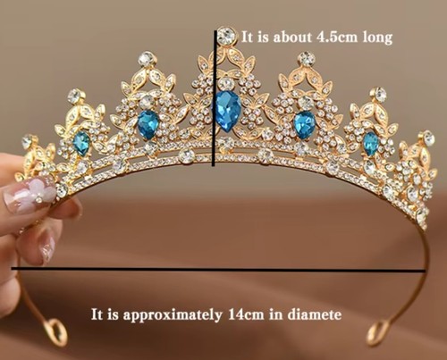 Corona Tiara Cristal con Estrás - Ideal para Cumpleaños, Fiesta y Carnaval Niñas - Imagen 19 de 31