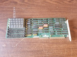 1989 JE1084 Memory Expansion Card ISA Vintage Computer Board Dip Switch RAM