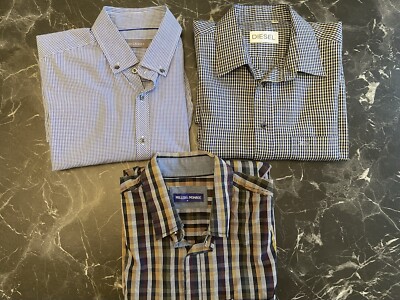 3x Business Hemden Herren ++ Diesel, Miller&Monroe, Angelo Litrico ++ 