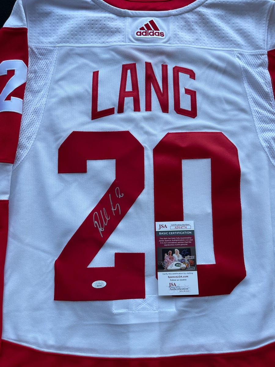 Robert Lang Signed Detroit Red Wings Authentic Adidas Jersey JSA
