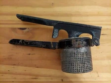 Vintage Farmhouse Kitchen Potato Ricer Masher Antique Rustic Distressed