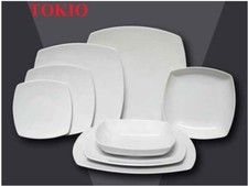PIATTO QUADRATO QUADRO QUADRATO TOKIO PORCELLANA PROF MADE IN ITALY  6 2023