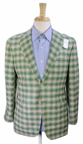 Blazer Isaia 100% Cachemire Marron - Taille 42R, Coupe Italienne, Neuf Sans étiquettes
