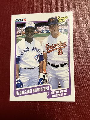 1990 Fleer Super Star Specials #634 Tony Fernandez Cal Ripken Jr