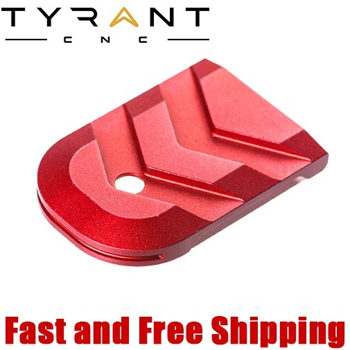 Tyrant CNC Aluminum Magazine Base Plate for Glock 43X & 48 (G43X