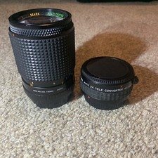 VINTAGE SEARS MODEL 202 736950 1:2.6 F 135MM 520 CAMERA LENS 2X TELE CONVERTER