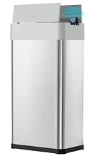 18.5 Gallon Automatic Trash Can, Touchless Motion Sensor Kitchen Garbage Can