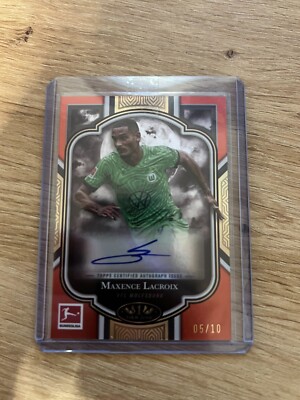 Topps Bundesliga Tier One 2022/23 Lacroix Auto 05/10 Wolfsburg