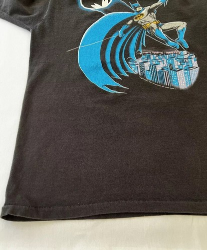 Batman T-Shirt Vintage 1988 Youth Lrg DC Comics Single Stitch Anvil Bat Signal - Picture 14 of 15