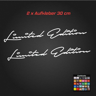 LIMITED EDITION Auto Aufkleber Set Schweller Autoaufkleber Tuningsticker 30 cm