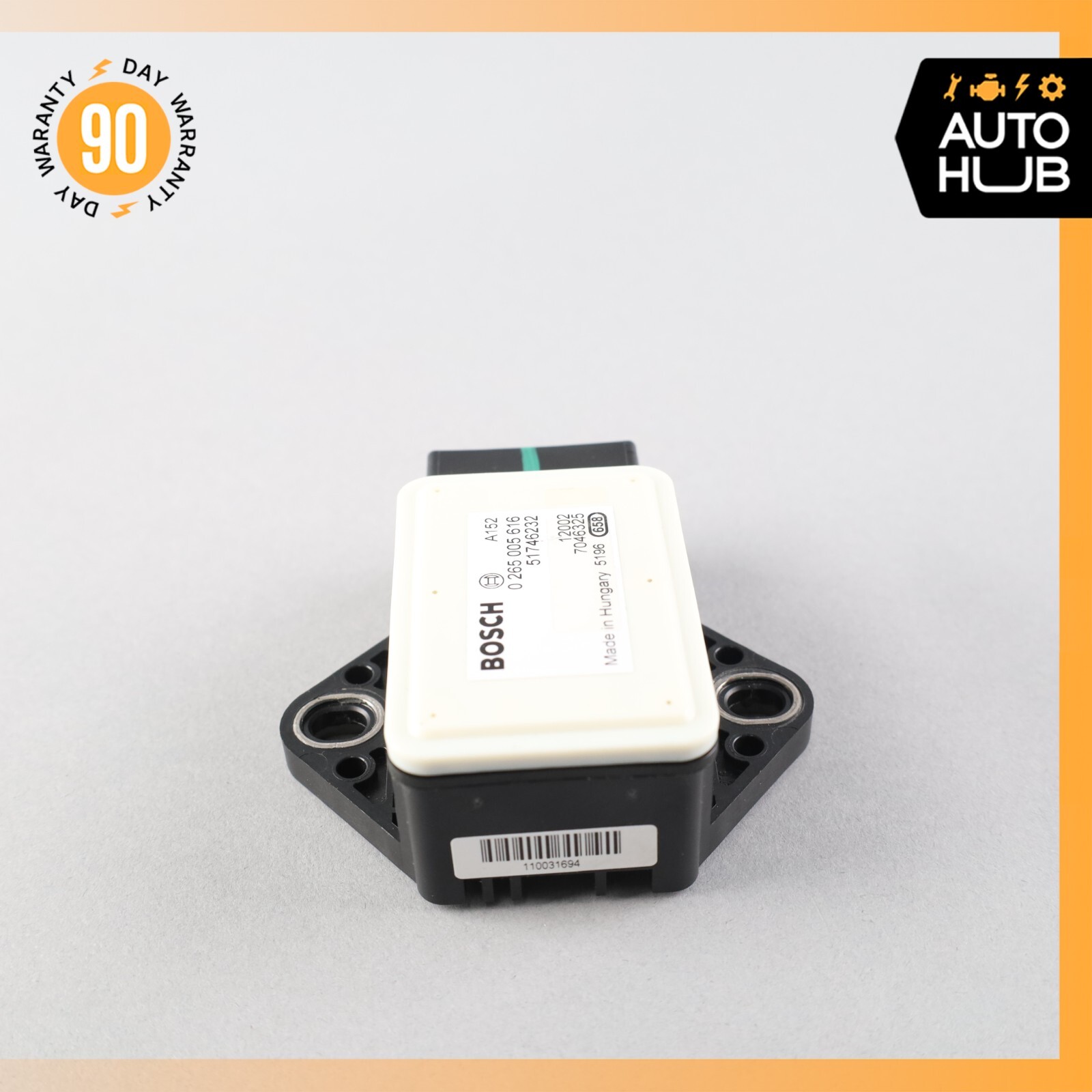 03-19 Maserati Quattroporte GranTurismo Gran Cabrio Yaw Turn Rate Sensor OEM 68k