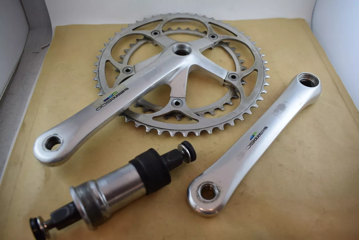 Shimano ULTEGRA FC-6400 crankset 52-39 teeth 172.5mm 8 speed double square used