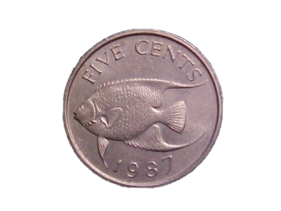 1987 Bermuda 5 Cents KM# 45 Elizabeth II - High Grade Collector