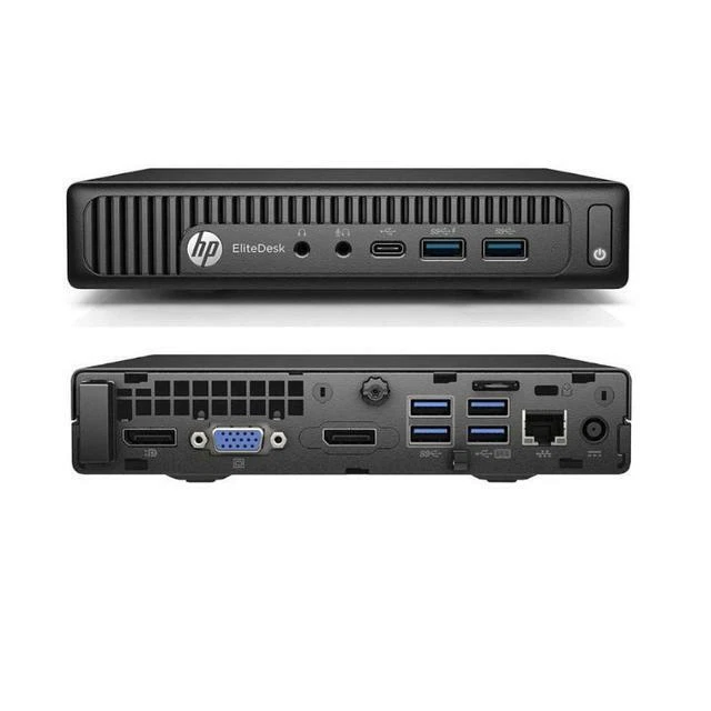 HP EliteDesk 800 G2Mini Desktop PC Core i5 i7 6700 3.4GHz 32GB RAM 2TB SSD Win10 - Image 3 of 4