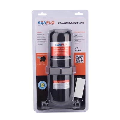 1L SEAFLO Druckausgleichsbehälter Marine Boot Druckspeicher Druckwasserpumpe