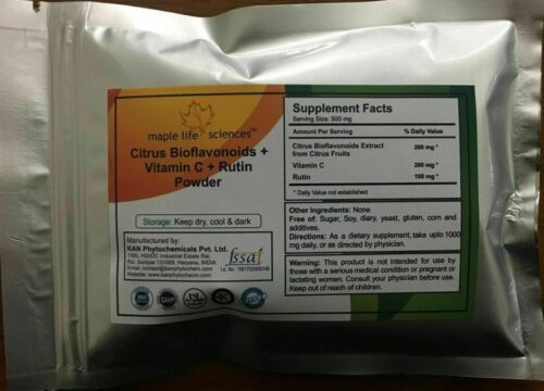 Citrus Bioflavonoids with Ascorbic Acid and Rutin Antioxidant Boost Immune Sys - Picture 1 of 2